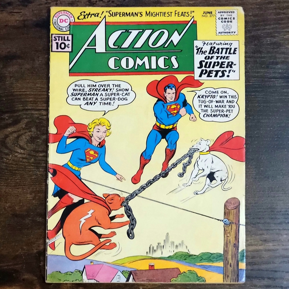 Action Comics #277 | DC Comics | 1961 Vintage Silver Age | Fine- 5.5 Condition - Picture 3 of 4